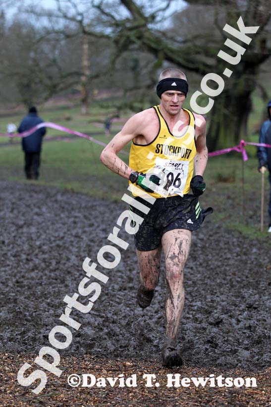 Andrew Jones (Stockport) senior mens Northern Cross Country Champs, Knowsley Safari Park. Photo: David T. Hewitson/Sports for All Pics